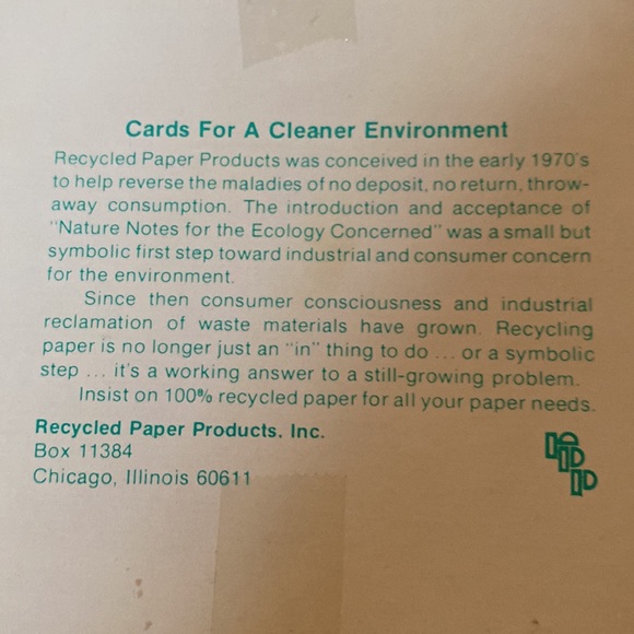 NWOT Sealed Box Unicorn Nature Notes - Picture 2 of 3